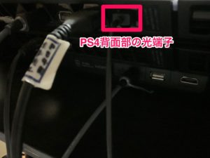 PS4　光端子