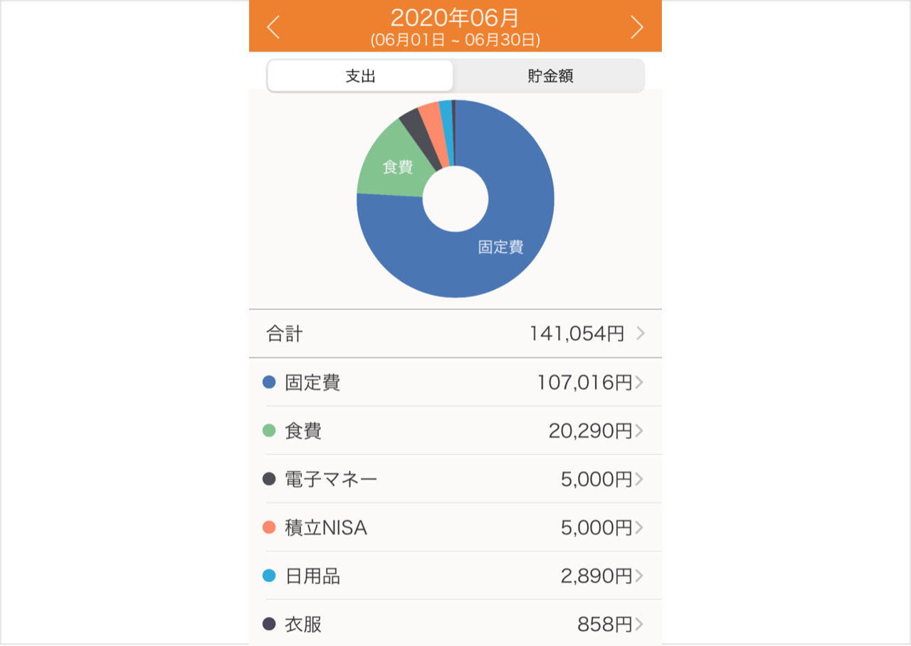 【子ナシ夫婦】2020年６月の生活費まとめ