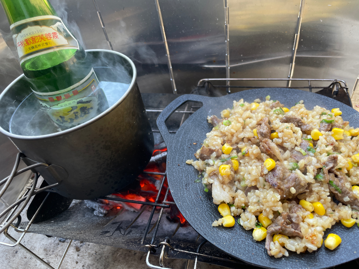 キャプテンスタッグ「ラウンドグリルプレート20cm」を使ってみた！