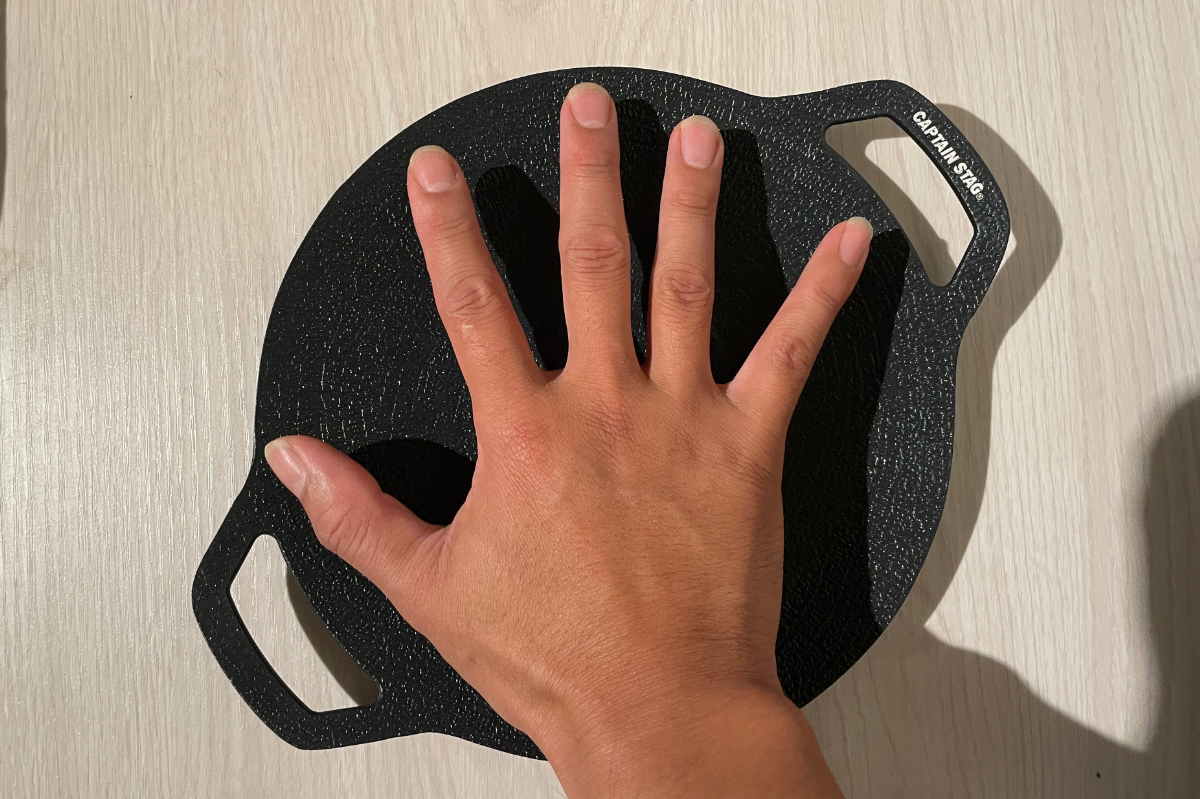 ラウンドグリルプレートの基本スペック
