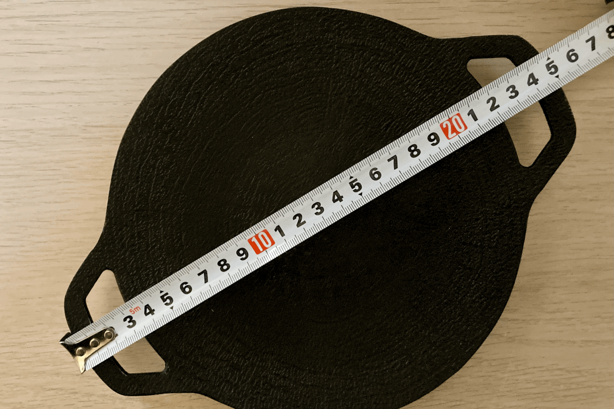 ラウンドグリルプレートの基本スペック